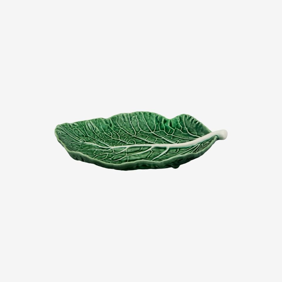 Bordallo Pinherio Yeşil Seramik Servis Tabağı 25 Cm Cabbage Collection