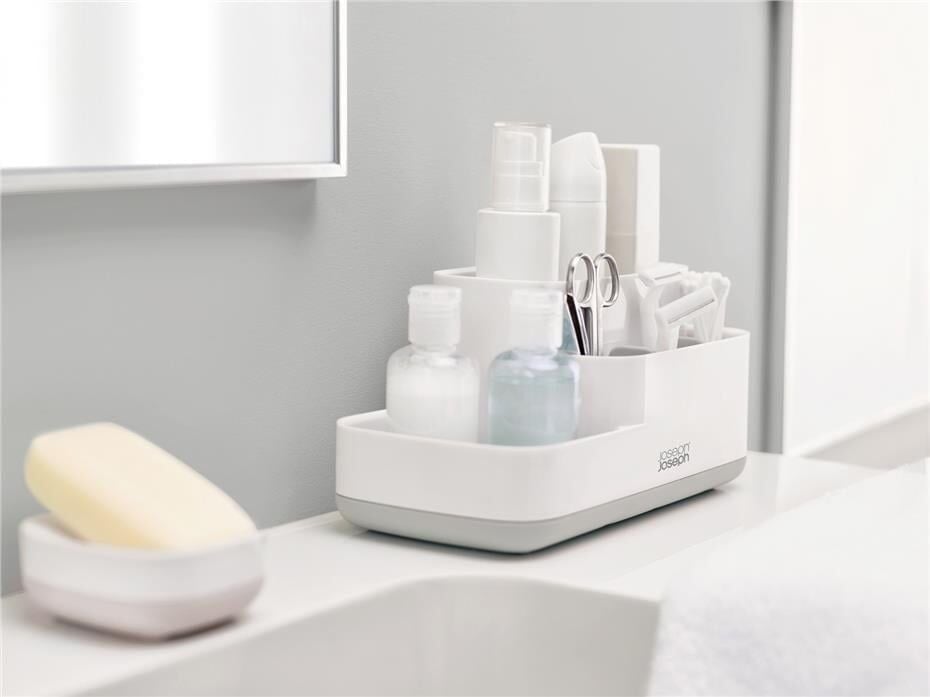 Joseph Joseph Easystore Banyo Düzenleyici - Beyaz/Gri
