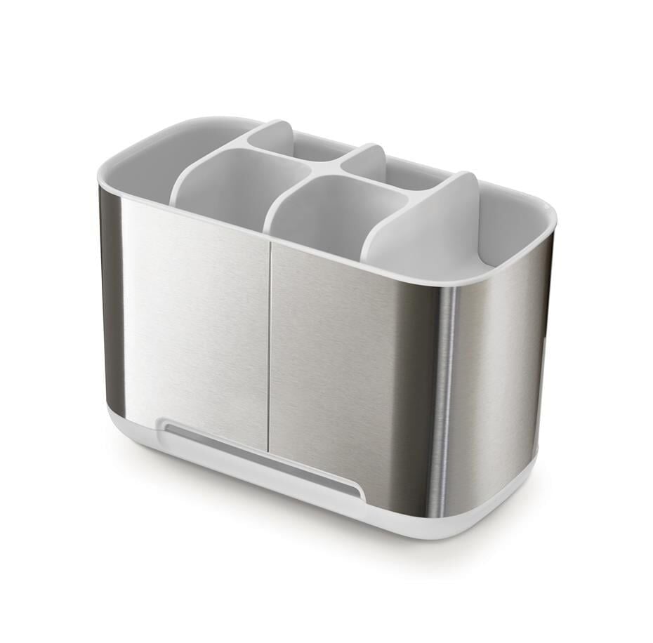 Joseph Joseph Easystore™ Steel Büyük Diş Fırçalık  Beyaz/Gri