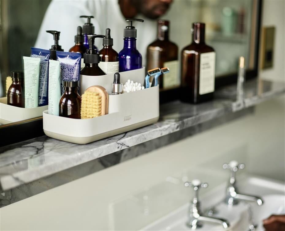Joseph Joseph Easystore Banyo Düzenleyici - Ekru