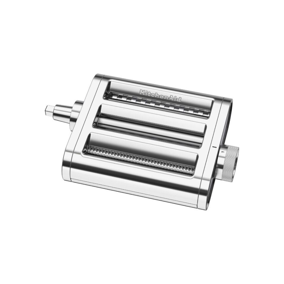 KitchenAid 3in1 Makarna Açma ve Kesme Aparatı Chromed Steel