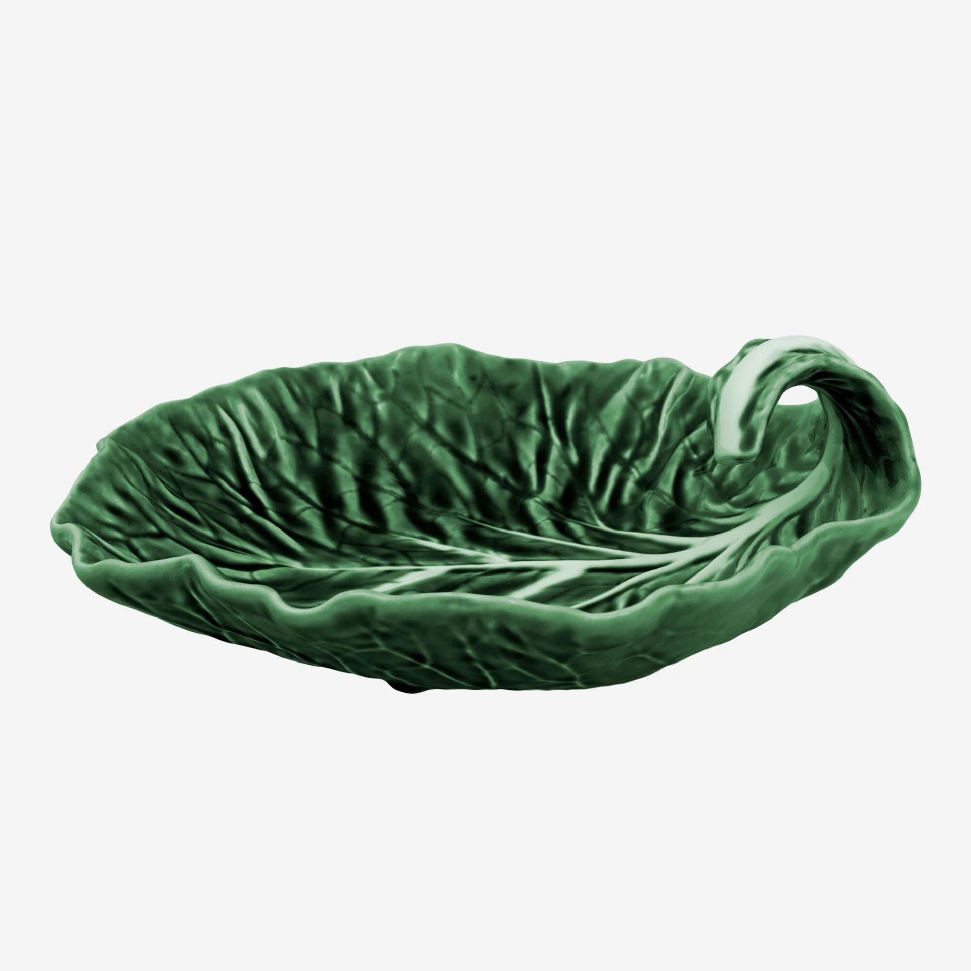 Bordallo Pinherio Yeşil Seramik Servis Tabağı 25 Cm Cabbage Collection