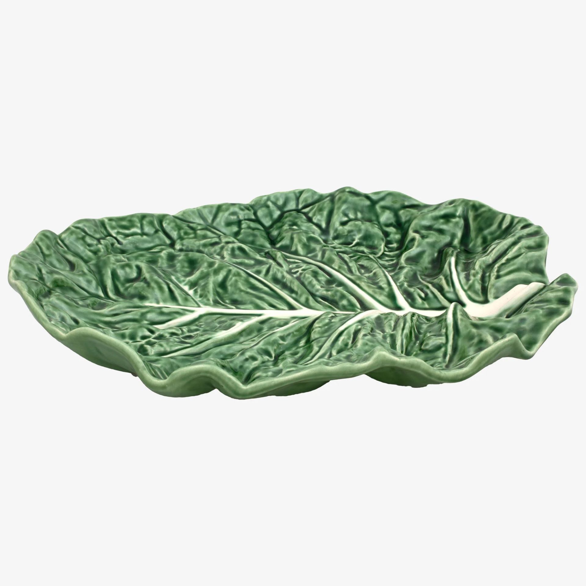 Bordallo Pinherio Yeşil Seramik Servis Kasesi 37 Cm Cabbage Collection