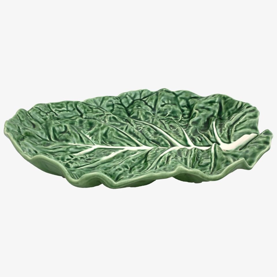 Bordallo Pinherio Yeşil Seramik Servis Kasesi 37 Cm Cabbage Collection