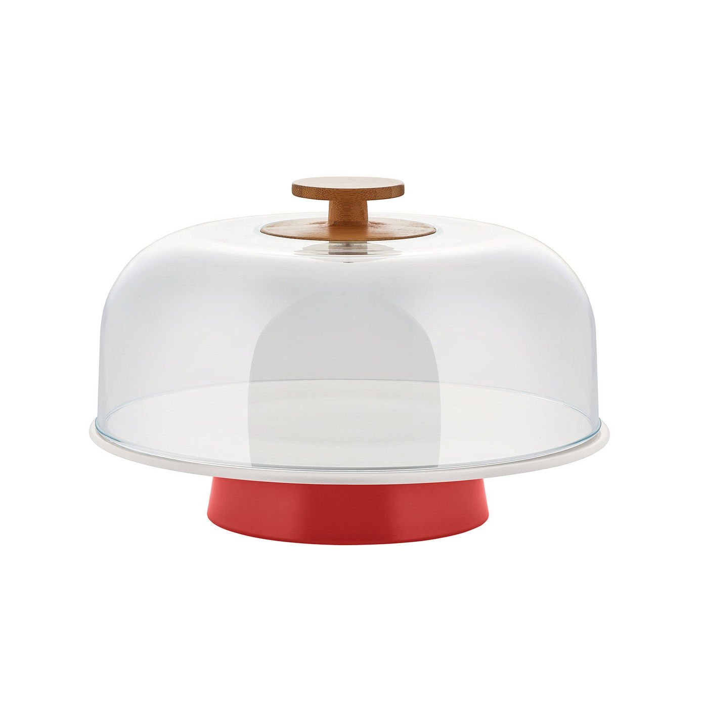 Alessi Mattina Küçük Pasta Standı Kırmızı