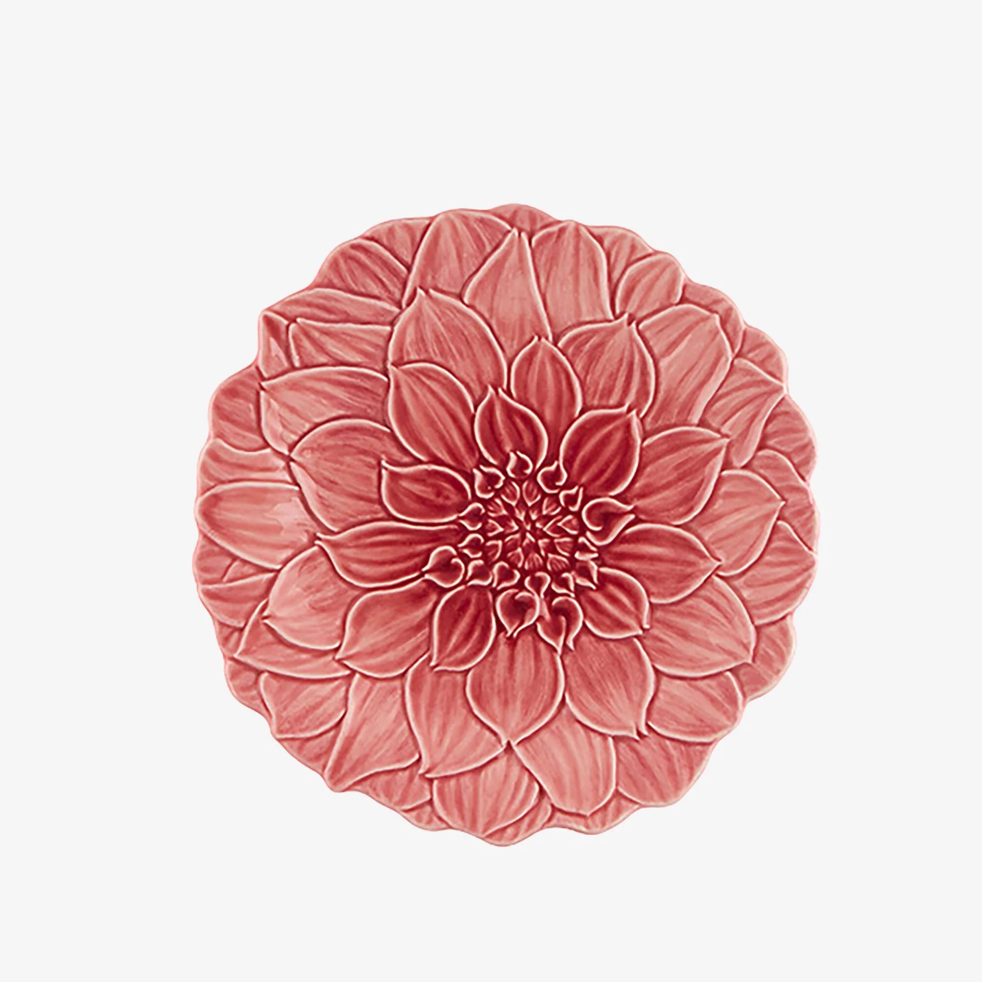 Bordallo Pinheiro Pembe Seramik Kahvaltı Tabağı 22 Cm Maria Flor Collection