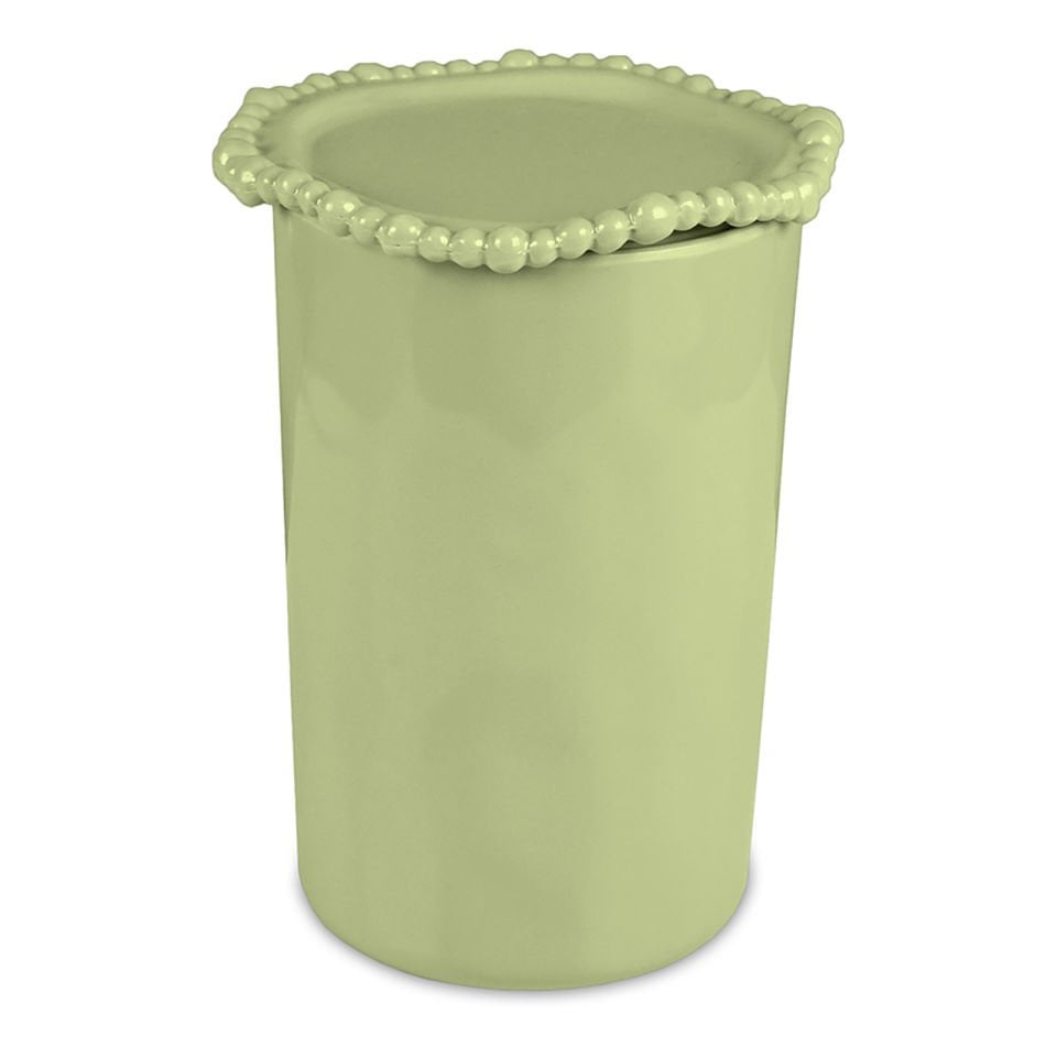 Baci Milano Joke Table Kitchen Melamin Kavanoz 11 cm x 16 cm Yeşil