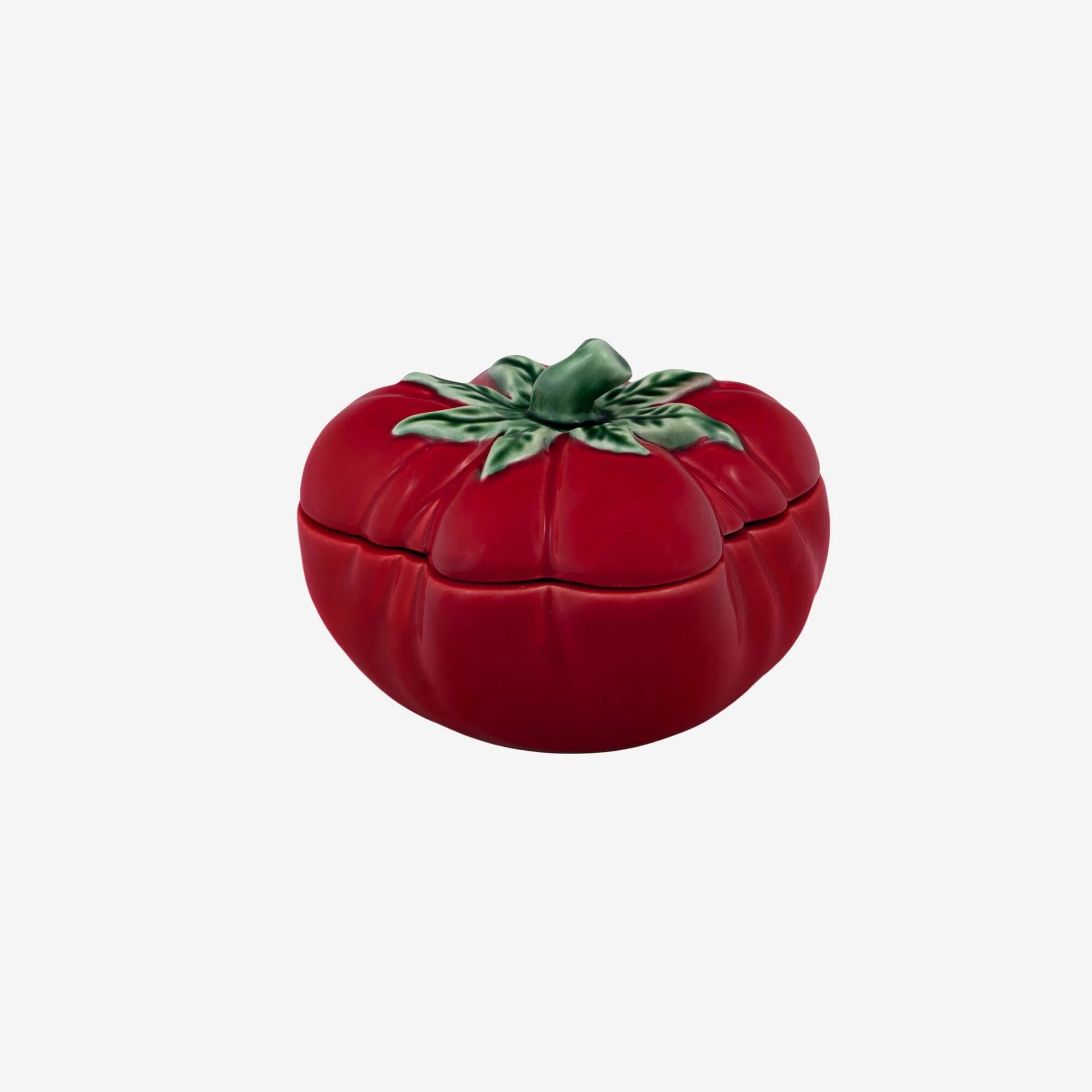 Bordallo Pinheiro Kırmızı Seramik Saklama Kabı 16 Cm Tomato Collection