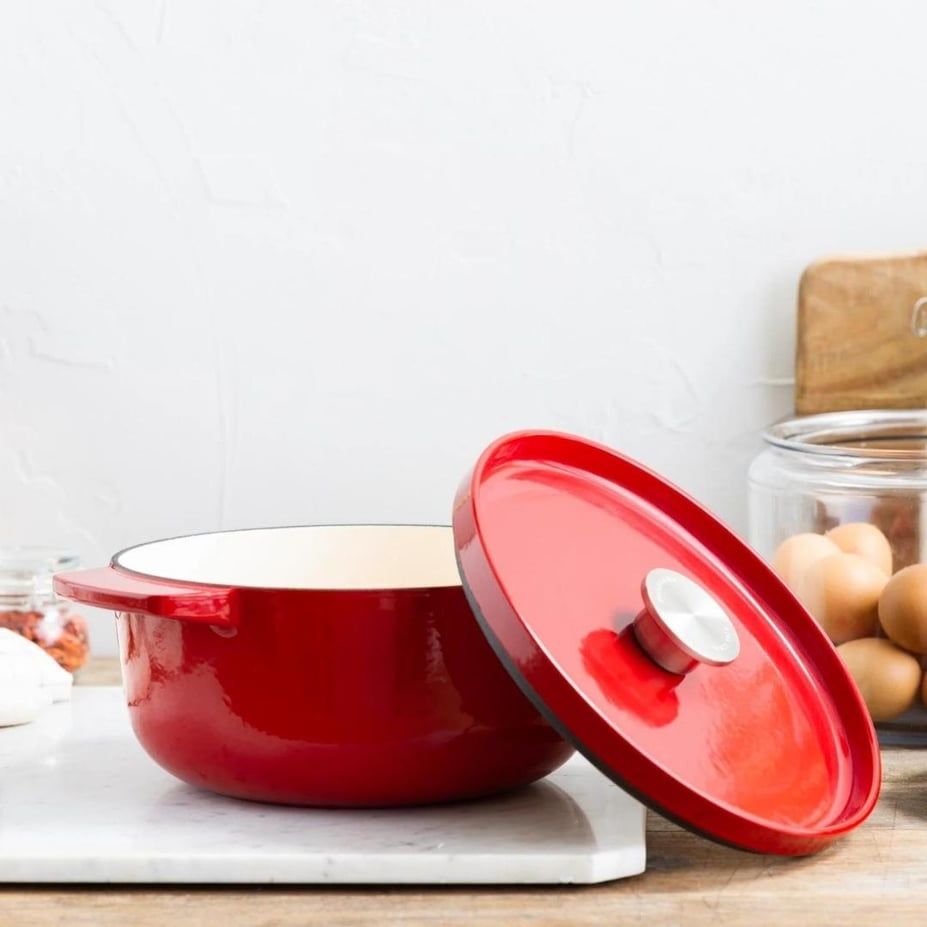 KitchenAid Döküm Demir Tencere 26 cm Kırmızı