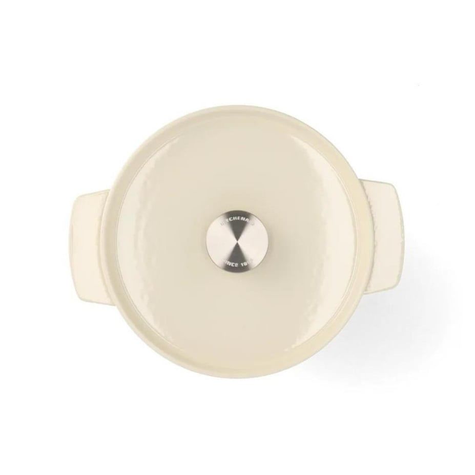 KitchenAid Döküm Demir Tencere 26 cm Almond Cream