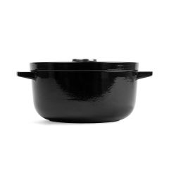 KitchenAid Döküm Demir Tencere 26 cm Onyx Black