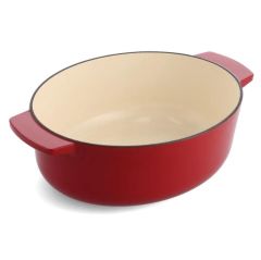 KitchenAid Oval Döküm Demir Tencere 30 cm / 5.6 L Empire Red