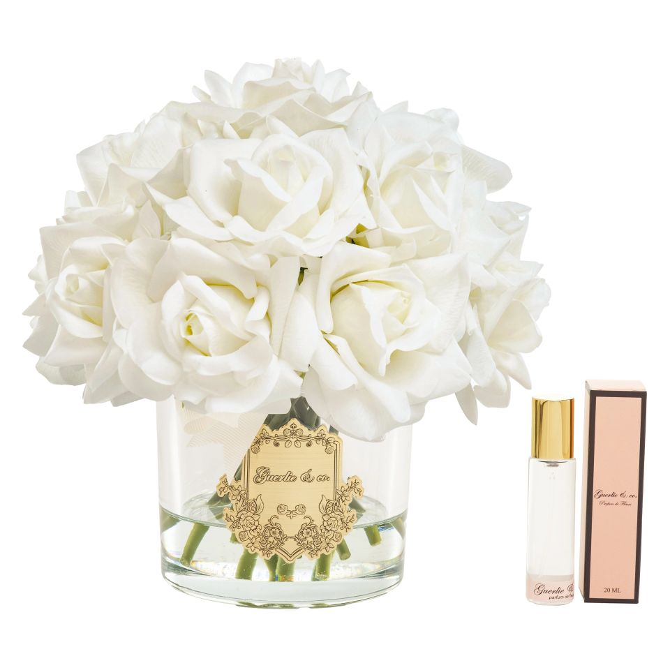 Guerlie&co. Beyaz 15 Gül Gold