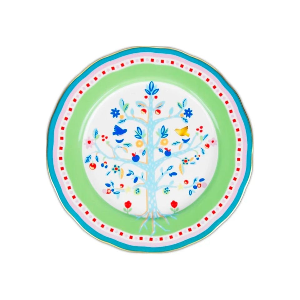 Baci Milano Mamma Mia Ağaç Desenli Yemek Tabağı 28 cm