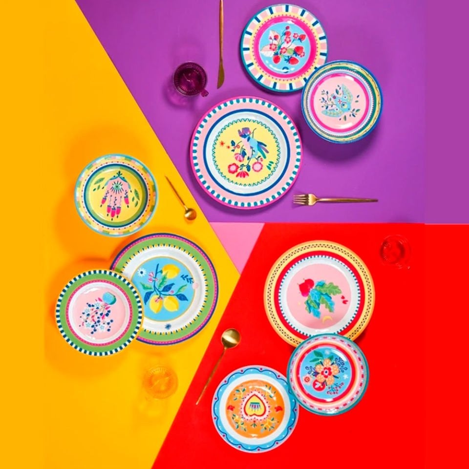 Baci Milano Mamma Mia Göz Desenli Tabak 22 cm