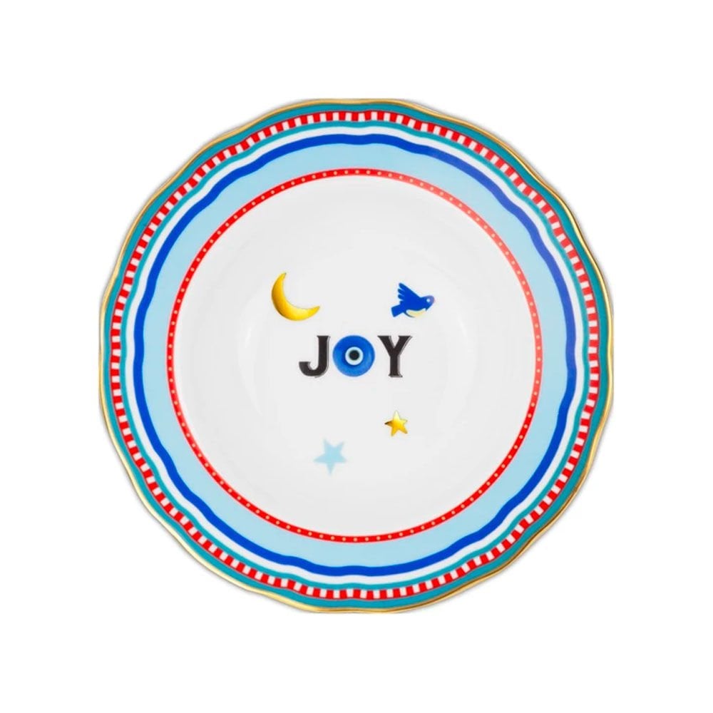 Baci Milano Mamma Mia Joy Yazılı Tabak 22 cm