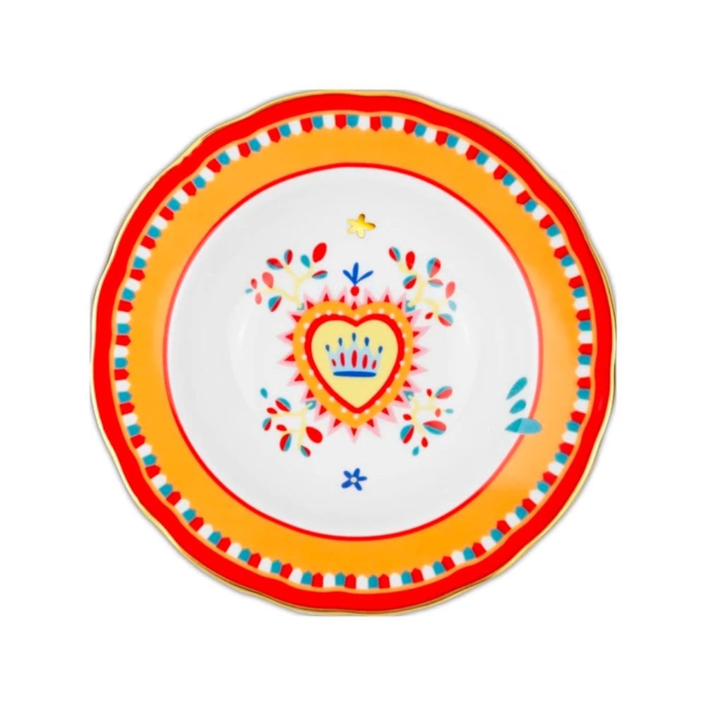 Baci Milano Mamma Mia Kalp Desenli Tabak 22 cm