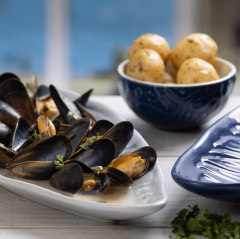 M.Cash Nautical Büyük Boy Deniz Kabuğu Serisi Tabak