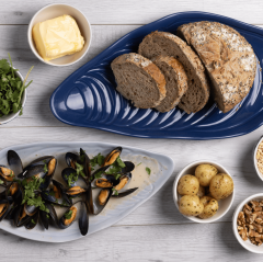 M.Cash Nautical Büyük Boy Deniz Kabuğu Serisi Tabak