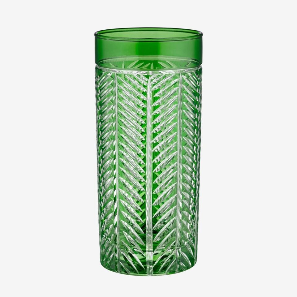 Yeşil Cam Su Bardağı 485 Ml Lanza Collection by Chiara Alessi