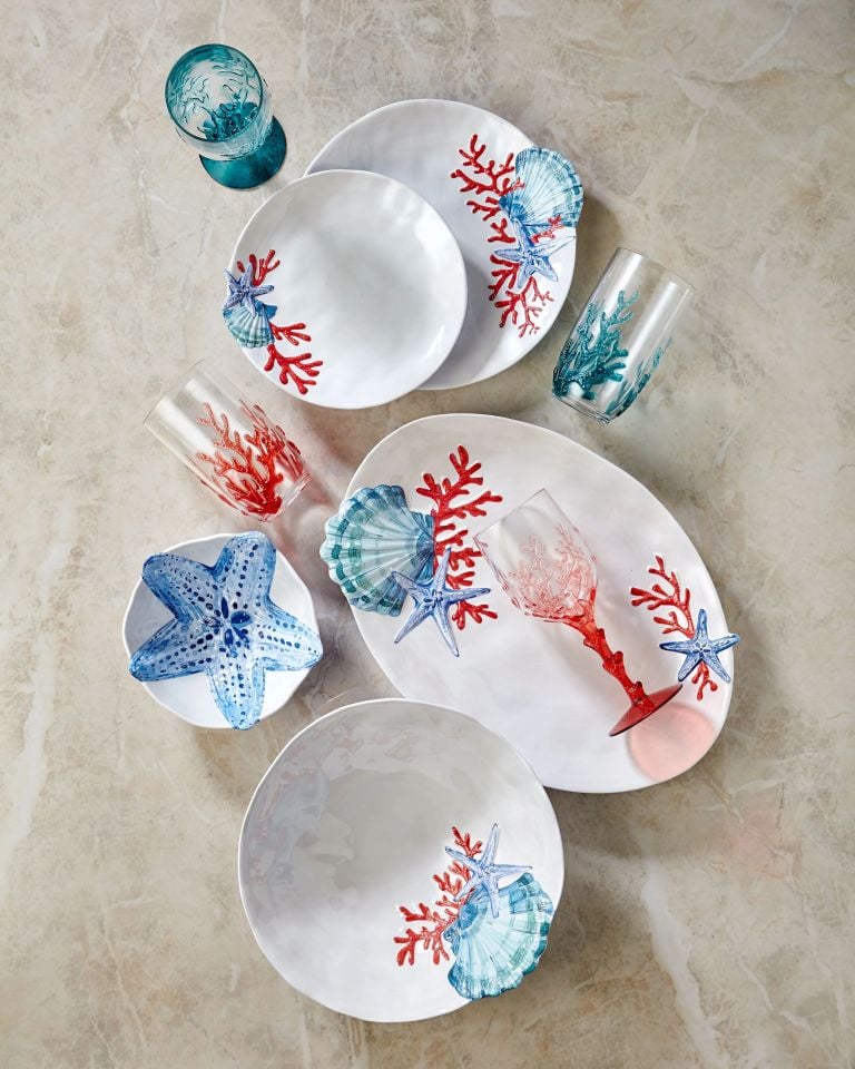 Chiara Alessi Kırmızı Akrilik Su Bardağı 600 Ml Bambu Collection