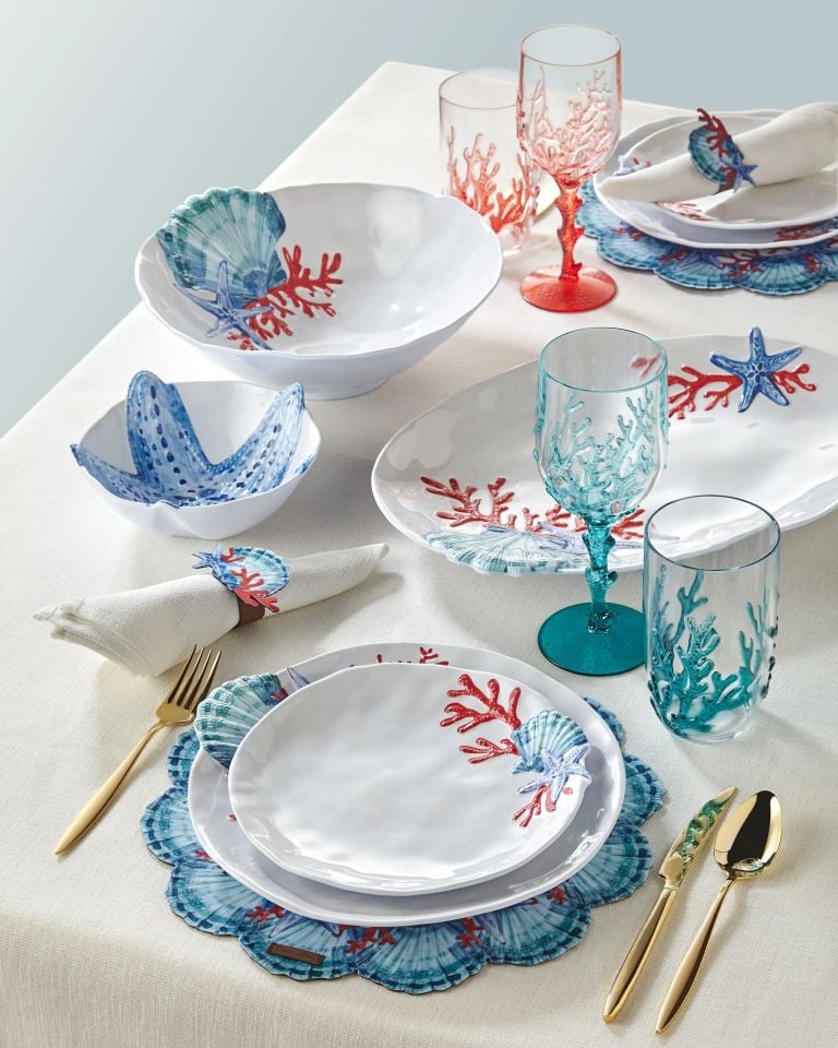 Mavi Akrilik Su Bardağı 600 Ml Bambu Collection by Chiara Alessi