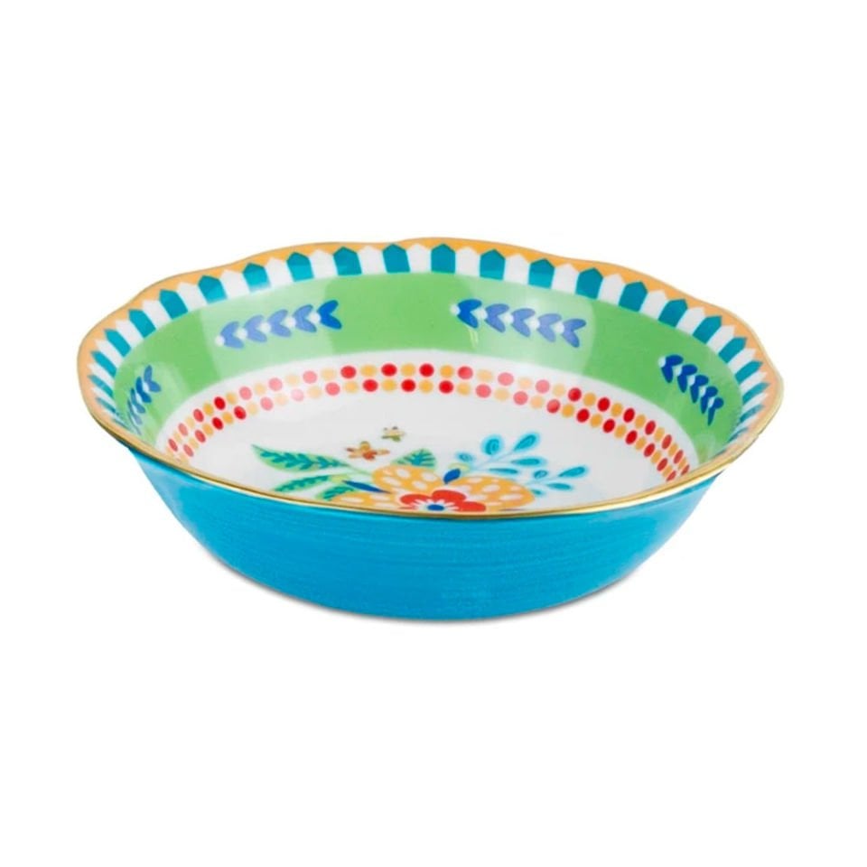 Baci Milano Mamma Mia Mavi Desenli Kase 18 cm x 6,5 cm