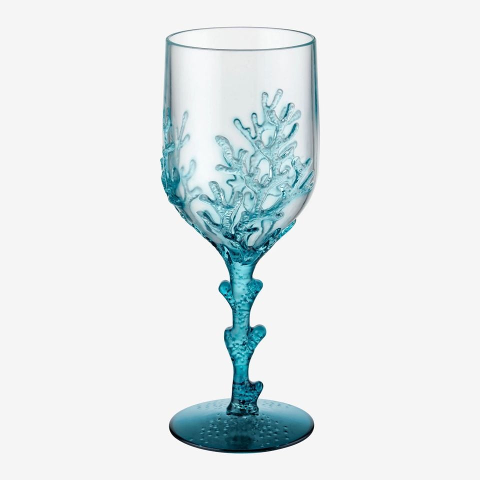 Mavi Akrilik Kadeh 400 Ml Bambu Collection by Chiara Alessi