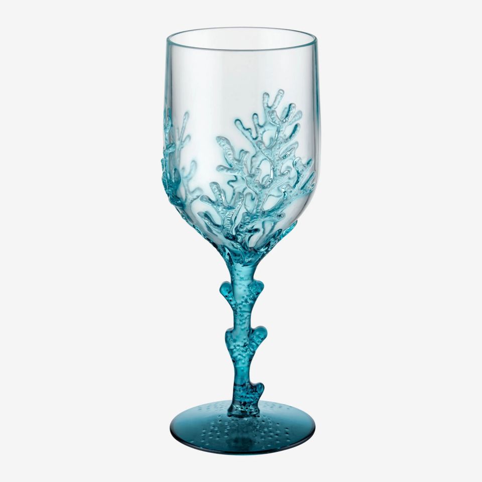 Chiara Alessi Mavi Akrilik Kadeh 400 Ml Bambu Collection