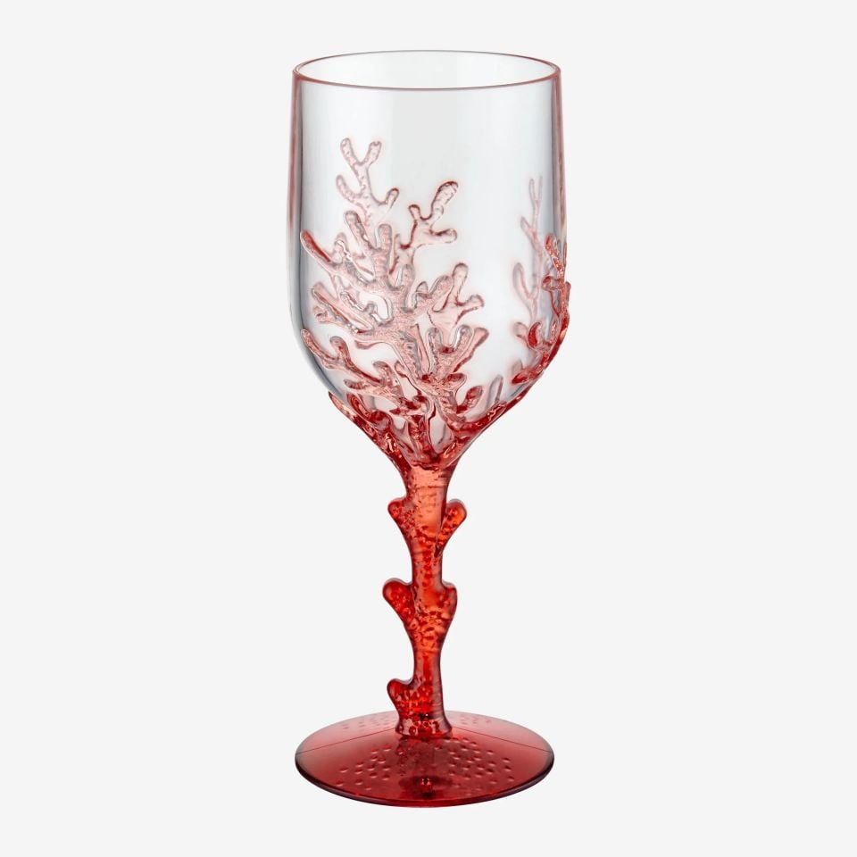 Kırmızı Akrilik Kadeh 400 Ml Bambu Collection by Chiara Alessi