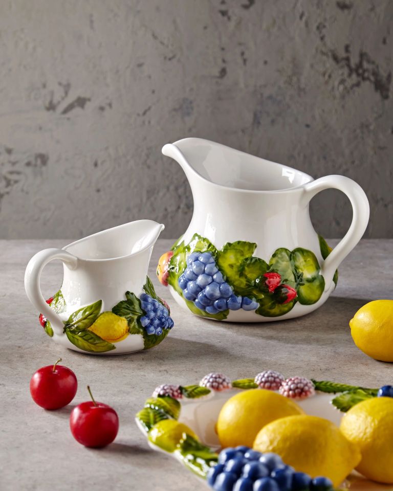 Edelweiss Italy Beyaz Seramik Sürahi 0,5 Lt Collection