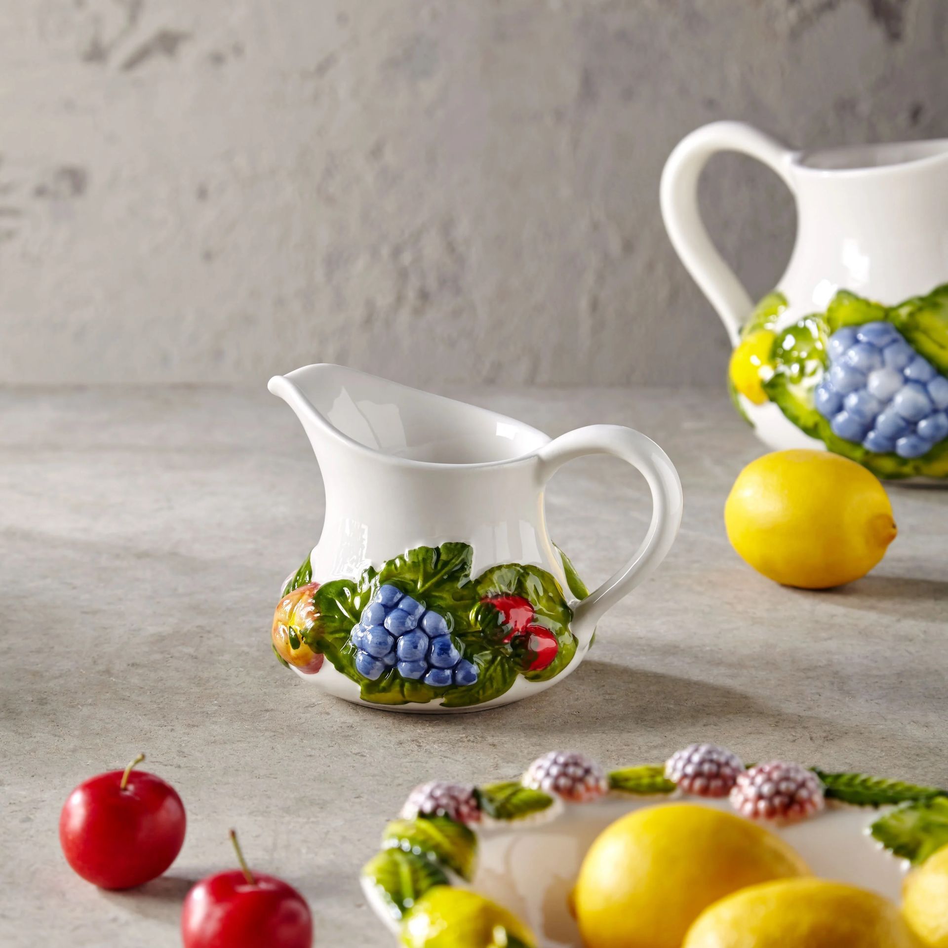 Beyaz Seramik Sürahi 0,5 Lt Collection by Edelweiss Italy