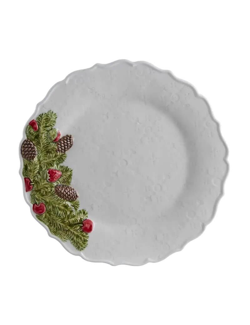Bordallo Pinheiro Garland Beyaz Tabak 29,5 cm