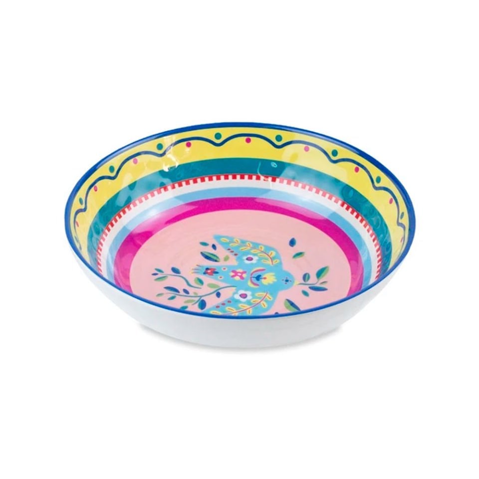 Baci Milano Mamma Mia 6'lı Kuş Desenli Kase Seti 23 cm