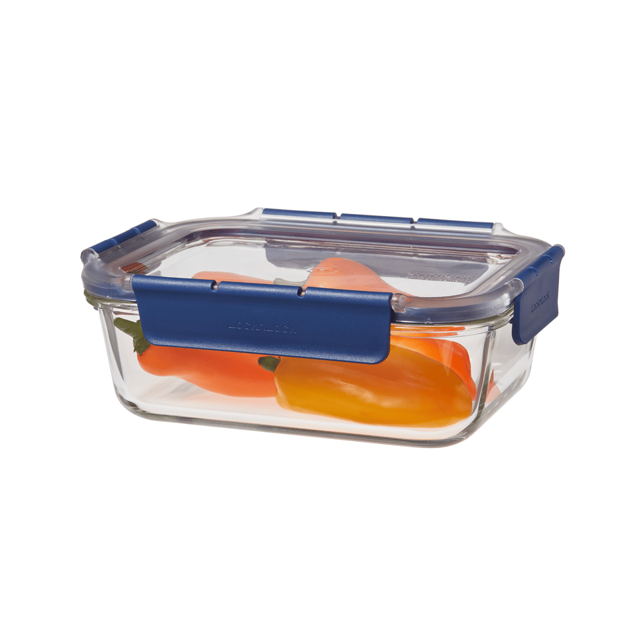 LL Top Class Fırın & Saklama Kabı Dörtgen Kilitli 1.0 lt Mavi