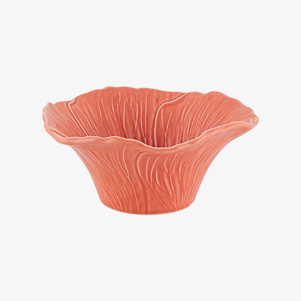 Bordallo Pinheiro Maria Flor Turuncu Seramik Servis Kasesi 65021855