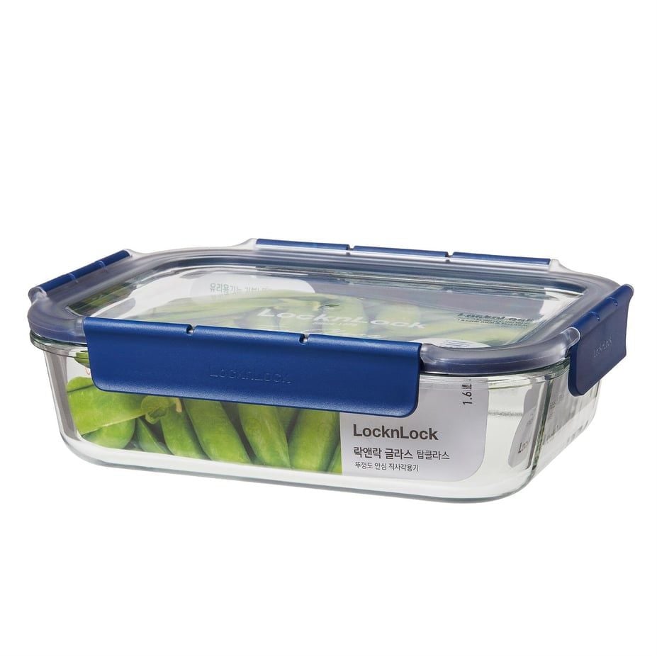 LL Top Class Fırın & Saklama Kabı Dörtgen Kilitli 1.6 lt Mavi