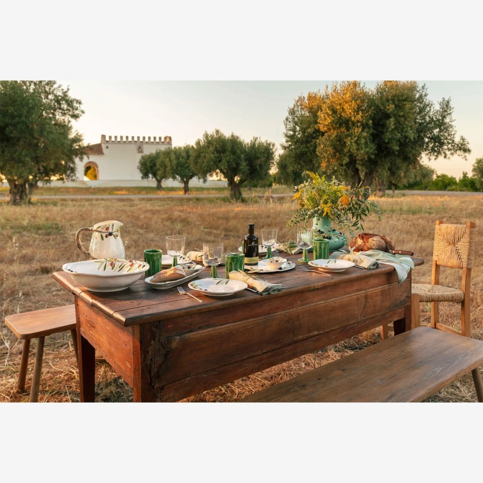 Bordallo Pinheiro Olival Beyaz Seramik Servis Kasesi 65031939