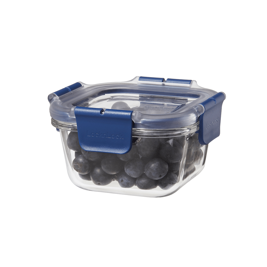 LL Top Class Fırın & Saklama Kabı Kare Kilitli 300 ml Mavi