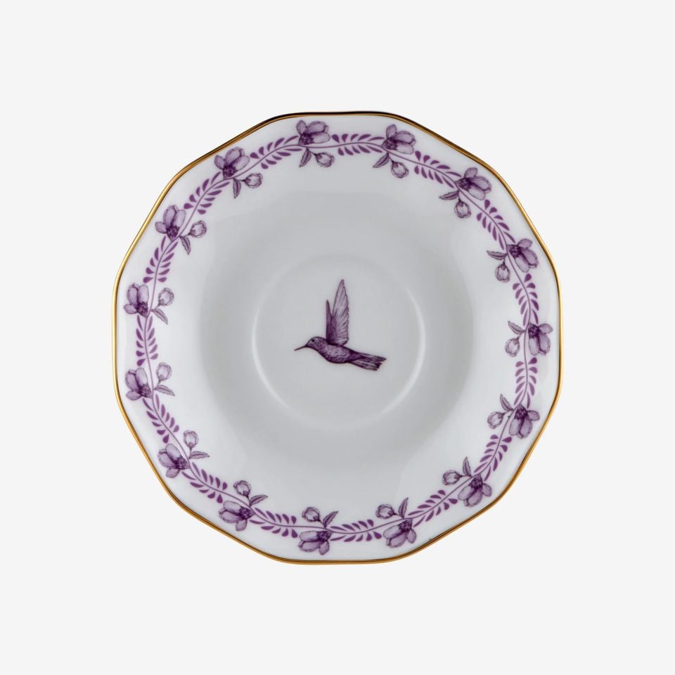 Chiara Alessi Primavera Mor Porselen Kahve Fincan Seti CAPBC984VL2