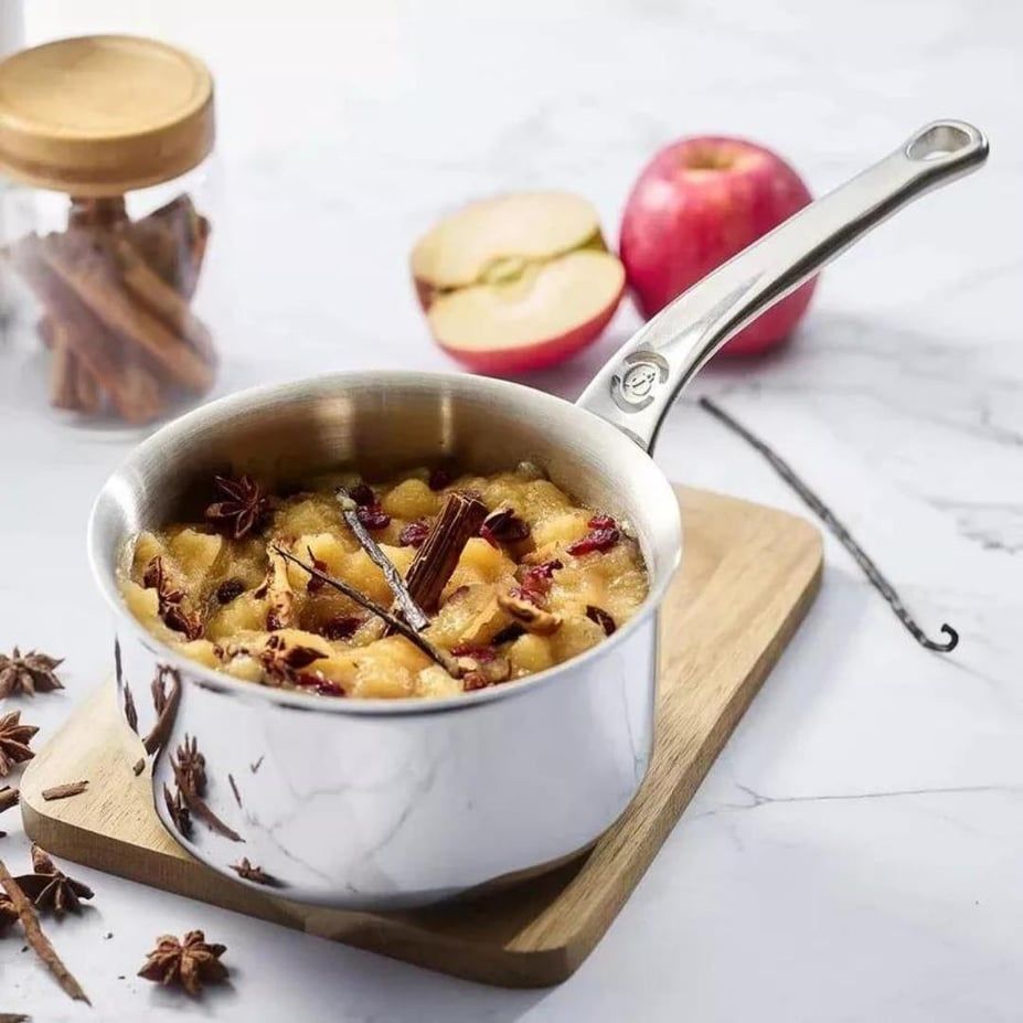 De Buyer Affinity Kapaklı 5 Katmanlı Paslanmaz Çelik Sos Tenceresi 20 cm