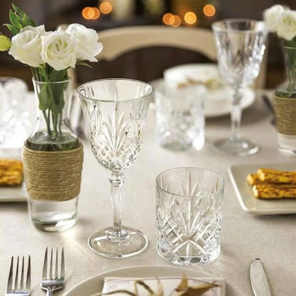 RCR Melodia 6'lı Ayaklı Kahve Yanı Bardağı Seti