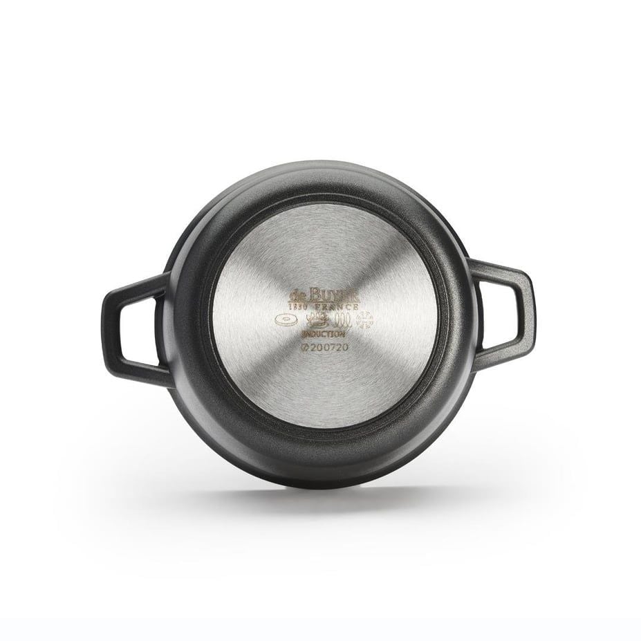 De Buyer Choc Extreme Yapışmaz Kaplama Cam Kapaklı Tencere 20 cm