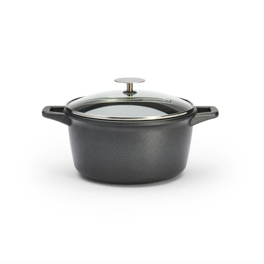 De Buyer Choc Extreme Yapışmaz Kaplama Cam Kapaklı Tencere 20 cm