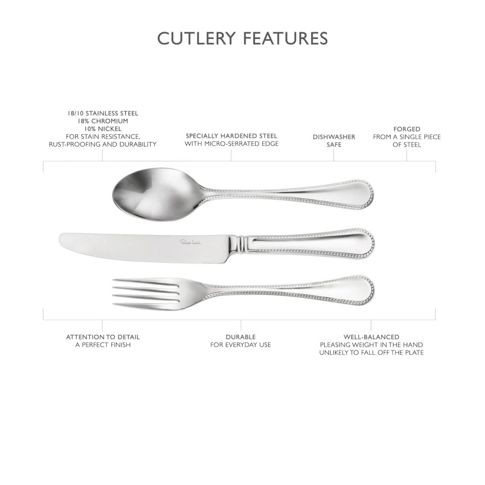 Robert Welch Armscote Çatal Bıçak Takımı, 84 Parça 12 Kişilik