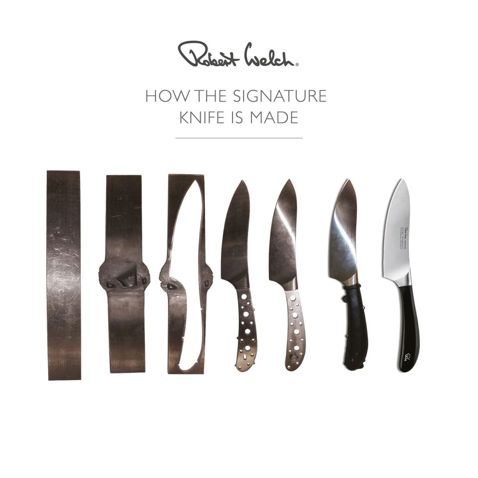 Robert Welch Bileyici ile Signature Bıçak Blok Seti