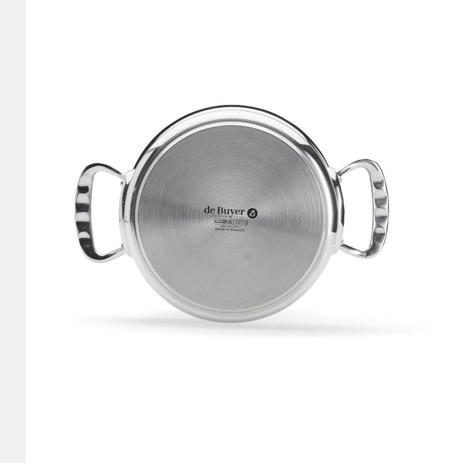 De Buyer Milady Cam Kapaklı Paslanmaz Çelik Tencere 20 cm