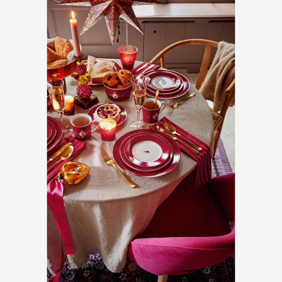 Kırmızı Porselen Kupa 250 Ml Love Birds Collection by Pip Studio