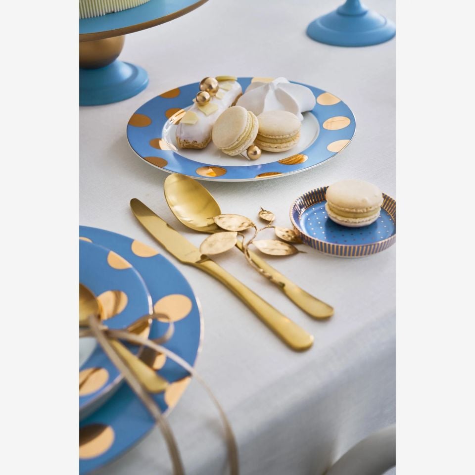 Mavi Porselen 2'li Yemek Tabağı 26,5 Cm Dot Delight Collection by Pip Studio