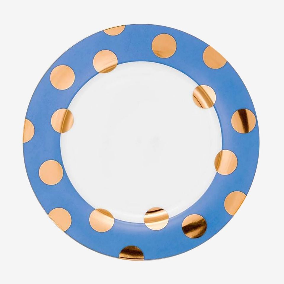 Mavi Porselen 2'li Yemek Tabağı 26,5 Cm Dot Delight Collection by Pip Studio